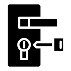 door lock glyph 