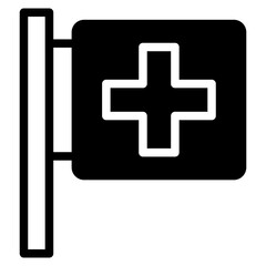 Fototapeta premium drugstore sign dualtone