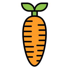 Carrot Plant Icon