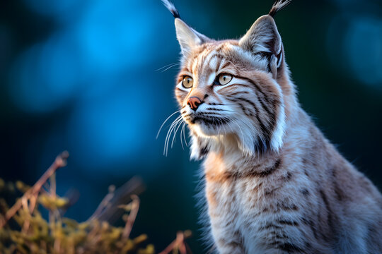 A Bobcat portrait, wildlife photography