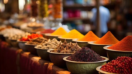 Fototapeta premium spices at the market