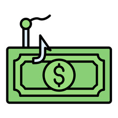 Currency Phishing Icon