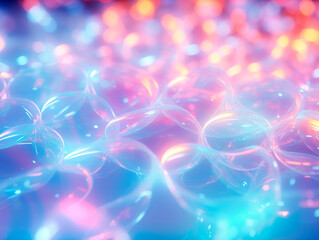 abstract background with bokeh