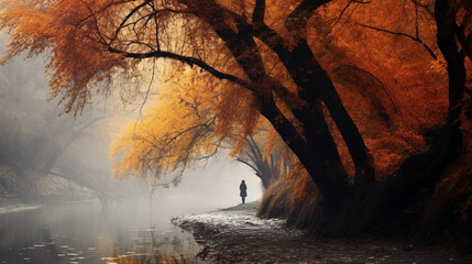 Beautiful autumn fall landscape, backgrounds, desktops, wallpaper etc