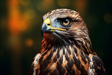 A Buzzard portrait, wildlife photography