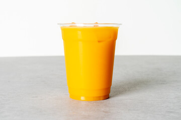 Apple kale juice, citron ade, roasted sweet potato latte, orange juice