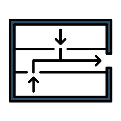 Evacuation Plan Icon
