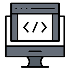 Web Coding Icon