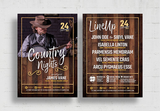Country Western Rodeo Flyer Layout