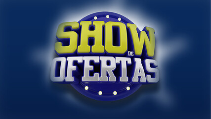 selo 3d ''show de ofertas''