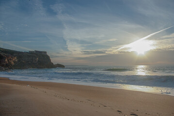 Atlantic ocean portugal coastline beach