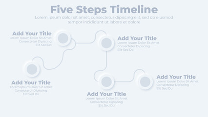 Infographic template business concept with options or step