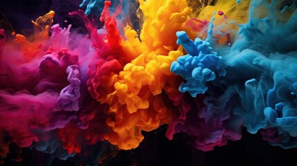 color splash stock photo and royalty free image, in the style of surreal organic forms, realistic color palette, oil painter, dark colors, installation creator