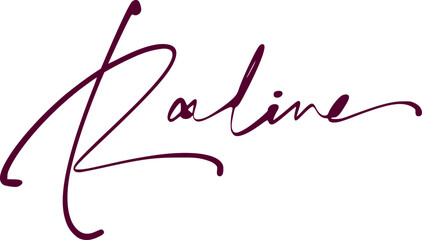 signature series R design illustration