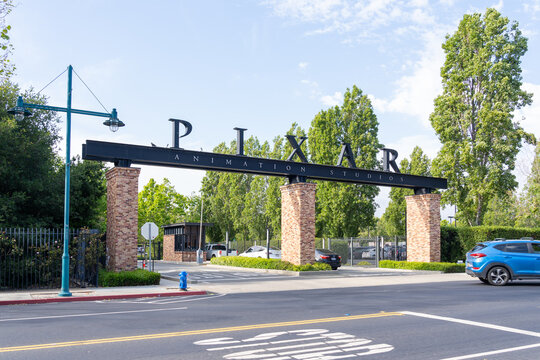 Pixar Animation Studios in Emeryville, CA, United States - June 5, 2023. Pixar Animation Studios is an American computer animation studio. 