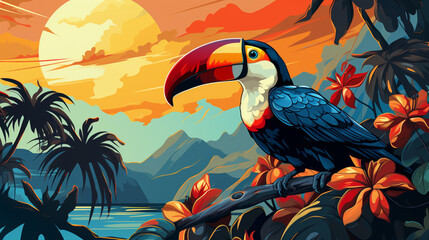 toucan in the jungle