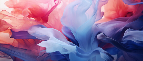 Dynamic Abstract. Colorful Smooth Lines and Energetic Waves in a Modern Illustration. AI