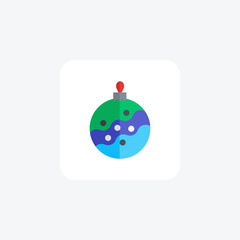 Luminous Holiday Delight Flat Icon