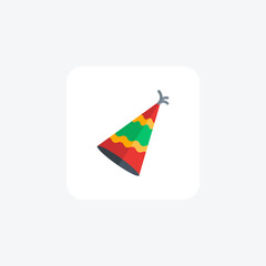 Iconic Christmas Festivities Flat Icon