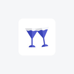 Christmas Celebration Elements Flat Icon