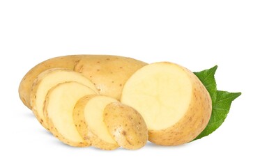 potato isolated on white background