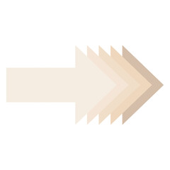 移動するグラデーションの矢印