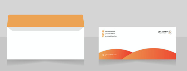 Fototapeta premium good looking business corporate envelope design