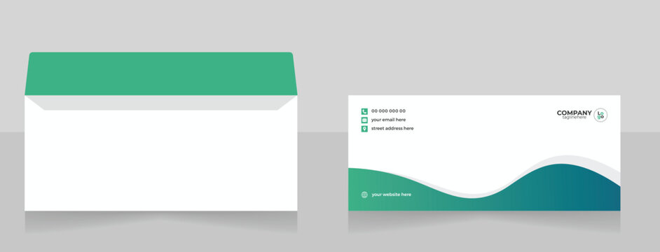 modern envelope design template