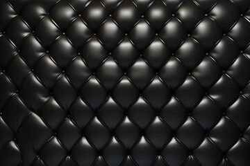 black annd white leather bubbles in black background Generative Ai