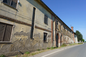 Mongattino, old country village in the Lodi province, Italy