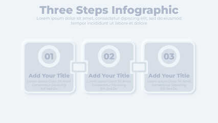 infographics timeline template business concept with 3 step
