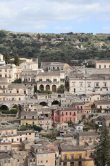 view of the city italy modica sicily