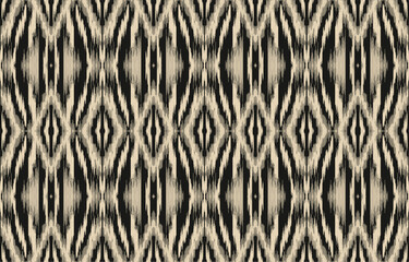 Ethnic abstract ikat art. Aztec ornament print. geometric ethnic pattern seamless  color oriental.  Design for background ,curtain, carpet, wallpaper, clothing, wrapping, Batik, vector illustration.