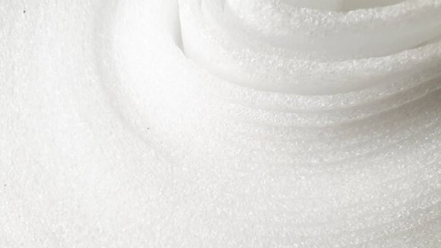 Foamed polyethylene roll. Insulation rolls. Building insulation.