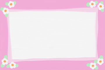 Pink flowers background 