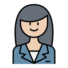 Business woman icon