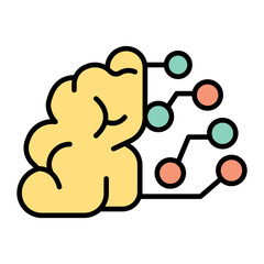 Ai, artificial intelligence icon