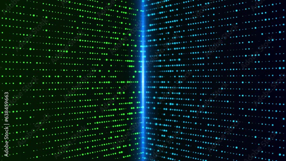 Poster big data visualization. abstract particles background. visual information. computer code. data netwo
