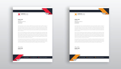 creative and modern business letterhead template