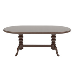 table isolated on white background