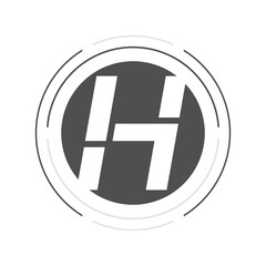 Fototapeta na wymiar Initial letter h logo design
