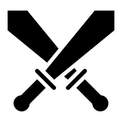 sword glyph icon