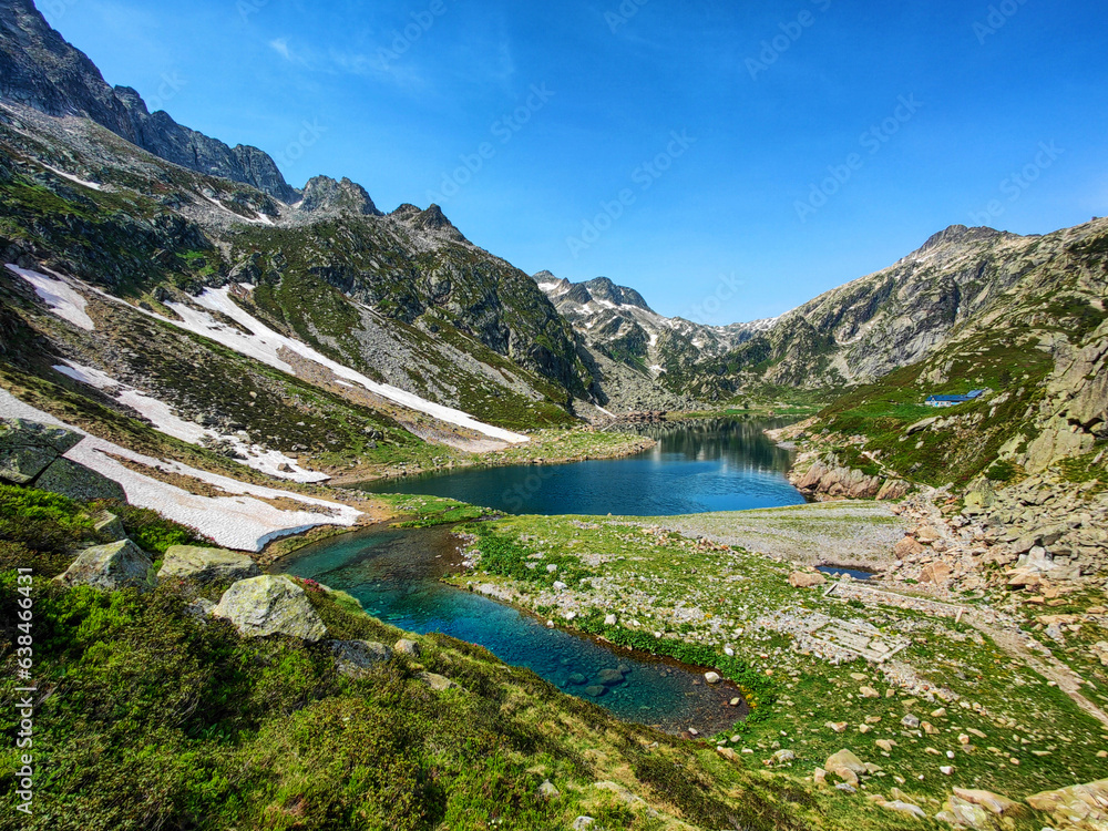 Wall mural lac d'en beys