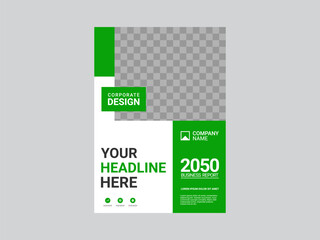 Creative corporate book cover design