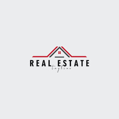 real estate logo vector design for use brand company