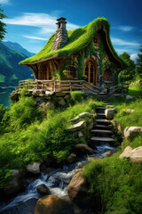 Quaint and charming cottages in a picturesque village.