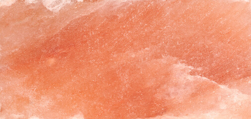 Himalayan salt stone closeup background, texture of natural pink salt crystal