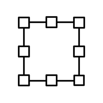 bounding box line icon