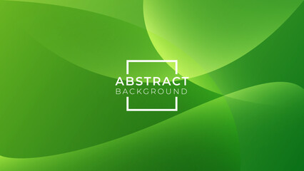 Abstract green background design. Template Vector Green colors, Background with Wave.  © colonyro