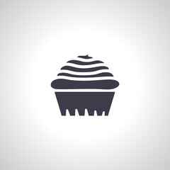 cupcake icon. Cake icon. Muffin, cup cake icon.